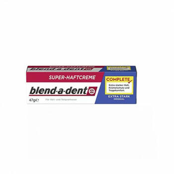 Blend-a-dent műfogsorrögzítő krém extra erős (Mild mint) 47g - Erős műfogsor rögzítő krém. Blend-a-dent műfogsorrögzítő krém extra erős (Mild mint) 47g