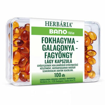Báno fokhagyma-galagonya-fagyöngy kapszula 100x
