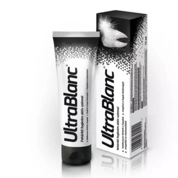 UltraBlanc fehérítő Fogkrém, fogselyem 75ml